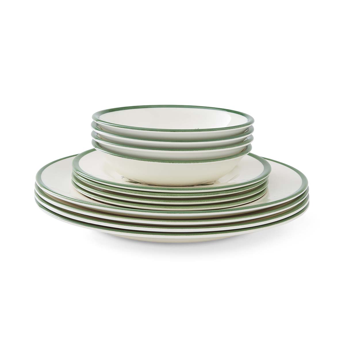 Christmas Tree 12 Piece Dinner Set image number null